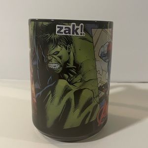 Zak Super Heros Marvel Avengers Coffee Mug Hulk Iron Man New